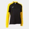 JOMA Sudadera Mujer Eco Championship Negro Amarillo -Deportiva Ropa Tienda 901692.109 1