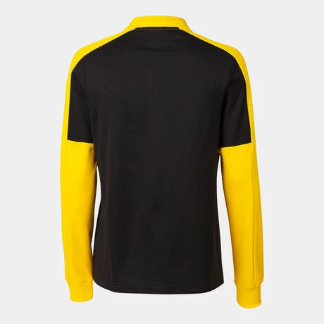 JOMA Sudadera Mujer Eco Championship Negro Amarillo 4 JOMA Sudadera Mujer Eco Championship Negro Amarillo - Imagen 2