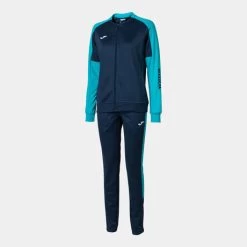 JOMA Chándal Mujer Eco Championship Marino Turquesa Flúor