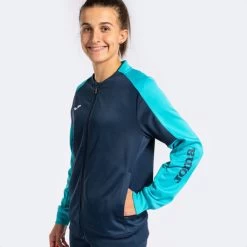 JOMA Chándal Mujer Eco Championship Marino Turquesa Flúor -Deportiva Ropa Tienda 901693.342 3