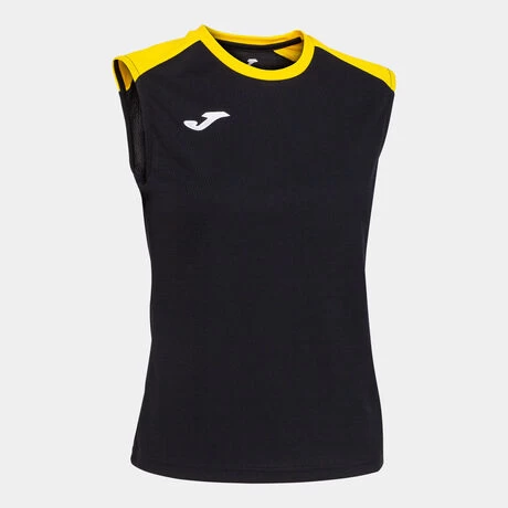 JOMA Camiseta Tirantes Mujer Eco Championship Negro Amarillo 3 JOMA Camiseta Tirantes Mujer Eco Championship Negro Amarillo
