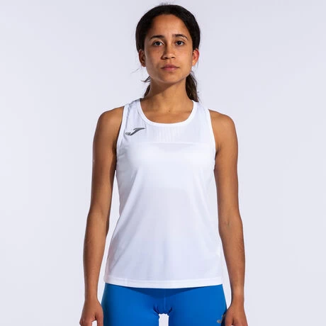 JOMA Camiseta Tirantes Mujer Montreal Blanco 4 JOMA Camiseta Tirantes Mujer Montreal Blanco - Imagen 2