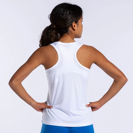 JOMA Camiseta Tirantes Mujer Montreal Blanco 5 JOMA Camiseta Tirantes Mujer Montreal Blanco - Imagen 3