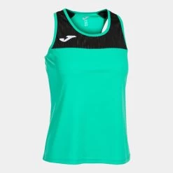 JOMA Camiseta Tirantes Mujer Montreal Verde Negro