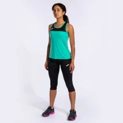 JOMA Camiseta Tirantes Mujer Montreal Verde Negro -Deportiva Ropa Tienda 901714.440 6