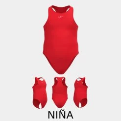 JOMA Bañador Mujer Splash Rojo -Deportiva Ropa Tienda 901774.600 3