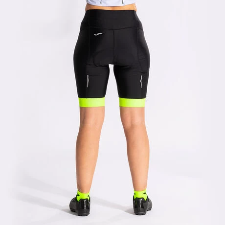 JOMA Culotte Mujer Crono Negro Amarillo Flúor 15 JOMA Culotte Mujer Crono Negro Amarillo Flúor - Imagen 13