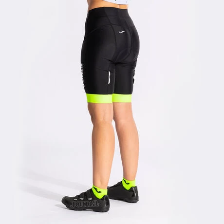 JOMA Culotte Mujer Crono Negro Amarillo Flúor 5 JOMA Culotte Mujer Crono Negro Amarillo Flúor - Imagen 3