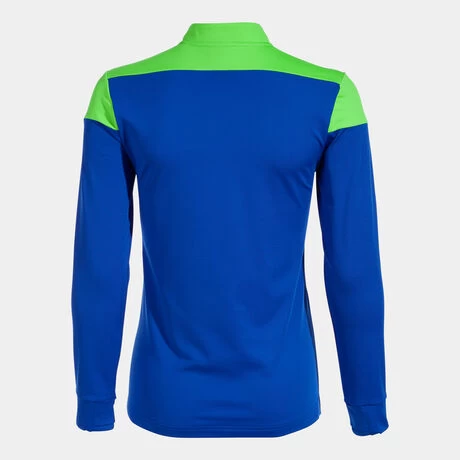 JOMA Sudadera Mujer Elite X Royal Verde Flúor 4 JOMA Sudadera Mujer Elite X Royal Verde Flúor - Imagen 2