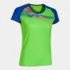 JOMA Camiseta Manga Corta Mujer Elite X Verde Flúor Royal