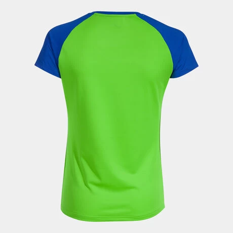 JOMA Camiseta Manga Corta Mujer Elite X Verde Flúor Royal 4 JOMA Camiseta Manga Corta Mujer Elite X Verde Flúor Royal - Imagen 2