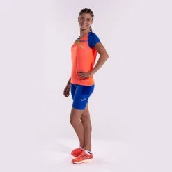 JOMA Camiseta Manga Corta Mujer Elite X Coral Flúor Royal 13 JOMA Camiseta Manga Corta Mujer Elite X Coral Flúor Royal -Deportiva Ropa Tienda 901811.047 5