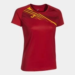 JOMA Camiseta Manga Corta Mujer Elite X Rojo