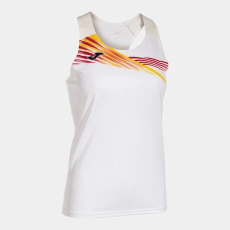 JOMA Camiseta Tirantes Mujer Elite X Blanco 3 JOMA Camiseta Tirantes Mujer Elite X Blanco