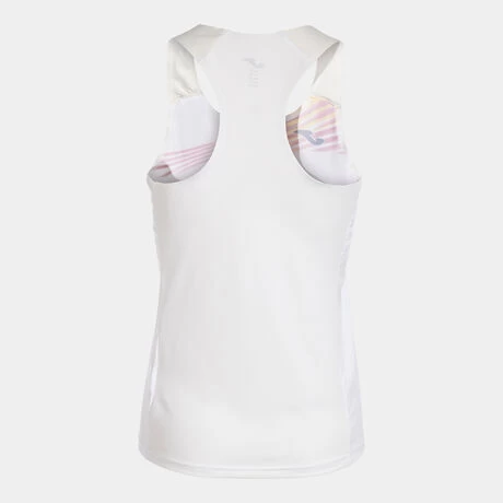 JOMA Camiseta Tirantes Mujer Elite X Blanco 4 JOMA Camiseta Tirantes Mujer Elite X Blanco - Imagen 2