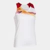 JOMA Camiseta Tirantes Mujer Elite X Blanco Rojo -Deportiva Ropa Tienda 901812.206 1