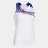 JOMA Camiseta Tirantes Mujer Elite X Blanco Royal 2 JOMA Camiseta Tirantes Mujer Elite X Blanco Royal -Deportiva Ropa Tienda 901812.207 1