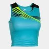 JOMA Top Mujer Elite X Turquesa Flúor Negro -Deportiva Ropa Tienda 901813.011 1