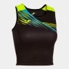 JOMA Top Mujer Elite X Negro Amarillo Flúor -Deportiva Ropa Tienda 901813.121 1