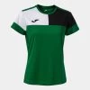JOMA Camiseta Manga Corta Mujer Crew V Verde Negro Blanco 1 JOMA Camiseta Manga Corta Mujer Crew V Verde Negro Blanco -Deportiva Ropa Tienda 901856.451 1