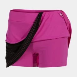 JOMA Falda Mujer Montreal Rosa Flúor Negro -Deportiva Ropa Tienda 901859.030 4