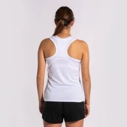 JOMA Camiseta Sin Mangas Mujer Court Blanco Verde Flúor Negro -Deportiva Ropa Tienda 901862.217 5