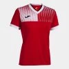 JOMA Camiseta Manga Corta Mujer Eco Supernova Rojo Blanco -Deportiva Ropa Tienda 901869.602 1