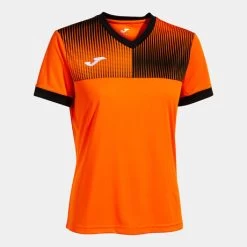 JOMA Camiseta Manga Corta Mujer Eco Supernova Naranja Negro