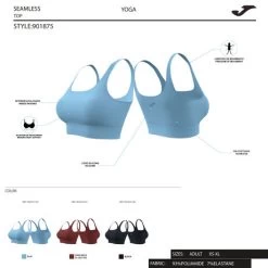 JOMA Sujetador Deportivo Mujer Core Burdeos 11 JOMA Sujetador Deportivo Mujer Core Burdeos -Deportiva Ropa Tienda 901875.651 5