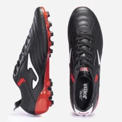 JOMA Botas Fútbol Aguila Cup 23 Césped Artificial AG Negro Rojo -Deportiva Ropa Tienda ACUS2301AG 4