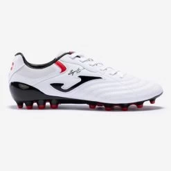 JOMA Botas Fútbol Aguila Cup 23 Césped Artificial AG Blanco Rojo