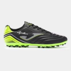 JOMA Botas Fútbol Aguila 22 Césped Artificial AG Negro Verde Flúor