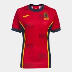 JOMA Camiseta Manga Corta 1ª Equipación Federación Española Rugby Mujer