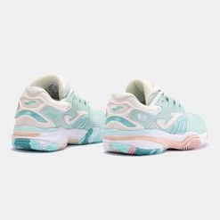 JOMA Zapatillas Slam Jr 23 Clay Junior Turquesa Rosa -Deportiva Ropa Tienda JSLAMS2305P 3