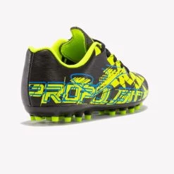 JOMA Botas Fútbol Propulsion Jr 23 Césped Artificial AG Junior Negro Amarillo Flúor -Deportiva Ropa Tienda PRJW2301AG 3