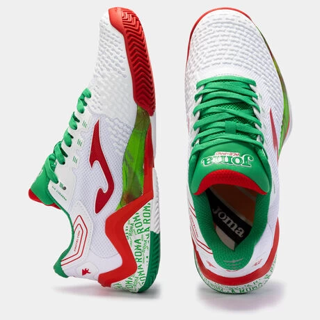 JOMA Zapatillas T.Ace 23 Roma Clay Unisex Blanco Rojo 6 JOMA Zapatillas T.Ace 23 Roma Clay Unisex Blanco Rojo - Imagen 4