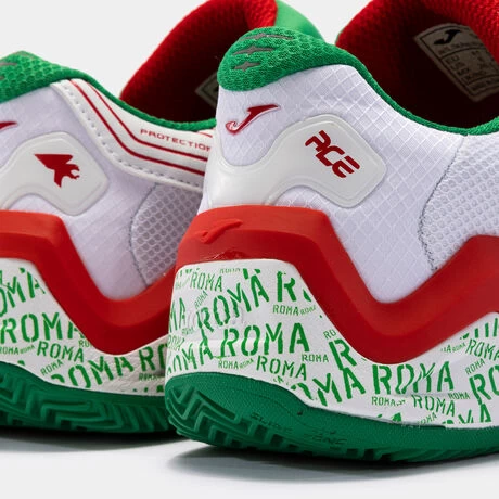 JOMA Zapatillas T.Ace 23 Roma Clay Unisex Blanco Rojo 9 JOMA Zapatillas T.Ace 23 Roma Clay Unisex Blanco Rojo - Imagen 7
