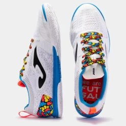 JOMA Zapatillas Fútbol Sala Tactico 22 Indoor Blanco Royal -Deportiva Ropa Tienda TACW2254IN 4