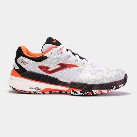 JOMA Zapatillas Federación Internacional Pádel Clay Mujer Blanco Negro 3 JOMA Zapatillas Federación Internacional Pádel Clay Mujer Blanco Negro