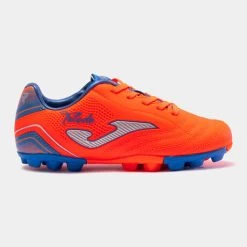 JOMA Botas Fútbol Toledo Jr 23 Terreno Duro HG Junior Naranja Royal