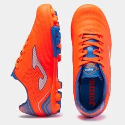 JOMA Botas Fútbol Toledo Jr 23 Terreno Duro HG Junior Naranja Royal -Deportiva Ropa Tienda TOJS2308HG 4