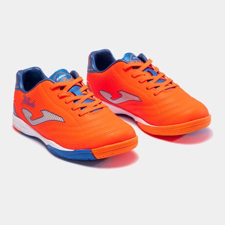JOMA Zapatillas Fútbol Sala Toledo Jr 23 Indoor Junior Naranja Royal 4 JOMA Zapatillas Fútbol Sala Toledo Jr 23 Indoor Junior Naranja Royal - Imagen 2