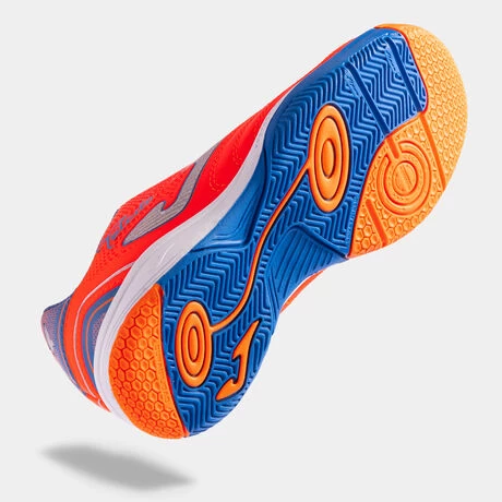 JOMA Zapatillas Fútbol Sala Toledo Jr 23 Indoor Junior Naranja Royal 7 JOMA Zapatillas Fútbol Sala Toledo Jr 23 Indoor Junior Naranja Royal - Imagen 5