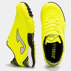 JOMA Botas Fútbol Toledo Jr 23 Moqueta - Turf Junior Amarillo Flúor Negro -Deportiva Ropa Tienda TOJS2309TF 4