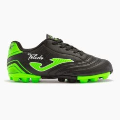 JOMA Botas Fútbol Toledo Jr 23 Terreno Duro HG Junior Negro