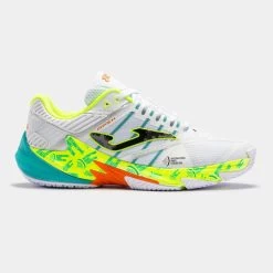 JOMA Zapatillas T.Open 23 Federación Internacional Pádel Clay Unisex Blanco Lima