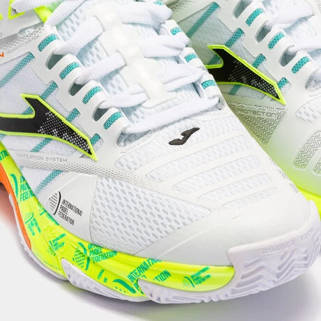 JOMA Zapatillas T.Open 23 Federación Internacional Pádel Clay Unisex Blanco Lima 12 JOMA Zapatillas T.Open 23 Federación Internacional Pádel Clay Unisex Blanco Lima - Imagen 10