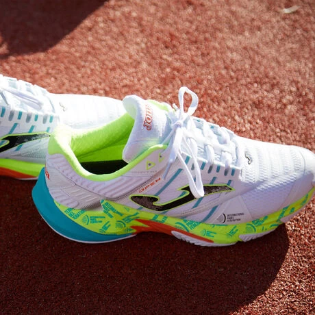 JOMA Zapatillas T.Open 23 Federación Internacional Pádel Clay Unisex Blanco Lima 5 JOMA Zapatillas T.Open 23 Federación Internacional Pádel Clay Unisex Blanco Lima - Imagen 3