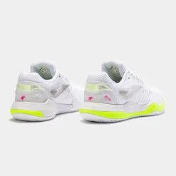 JOMA Zapatillas T.Point Lady 23 Clay Mujer Blanco Verde -Deportiva Ropa Tienda TPOILS2302P 3