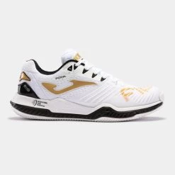 JOMA Zapatillas T.Point 23 Federación Internacional Pádel Clay Hombre Blanco Oro